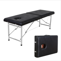 Lit de massage pliable, lit de massage portable, salon de beauté, lit de massage et de beauté