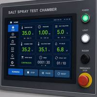 Système de pulvérisation de sel programmable pour chambre d'essai / Testeur de résistance à la corrosion / pour revêtement métallique / ASTM B117 ISO 9227 / Précision de 0,5 %