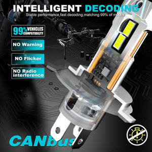 Accesorios para Automóviles Todo en Uno, Nuevo Diseño 1:1, Plug & <span class=keywords><strong>Play</strong></span>, Faros LED H4 de Luz Alta y Baja, 10000LM, Bombillas de Luz para Automóvil de 12V - Product Image 6