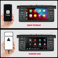 Fabrika kaynağı 7 inç 2 din Android sistemi kapasitif ekran 128GB GPS navigasyon araç DVD oynatıcı oynatıcı bmw e46