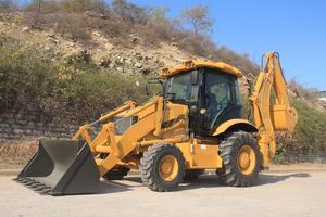 Importato dal giappone in buone condizioni pala gommata nuovo caricatore per escavatore CAT420 CAT416 JCB JCB3CX JCB4CX venduto a un prezzo basso - Product Image 6