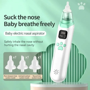 Aspirador Nasal Eléctrico de Silicona Recargable para Bebés, Uso Doméstico - Product Image 2