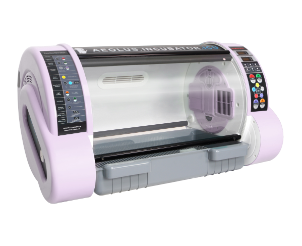 Pet Incubator ICU Care for Small Animals ABS Material Light Pink Color CE Certified Diagnosis & Injection Function
