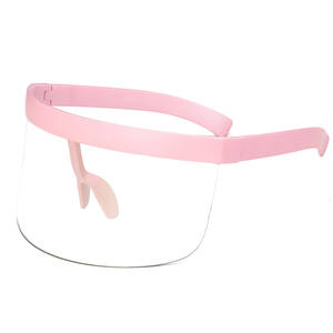 Красивый дизайн, классные модные пользовательские взрослые очки UV400 с плоским верхом, цельнокроеные линзы, большие солнцезащитные очки унисекс из поликарбоната для верховой езды - Product Image 4