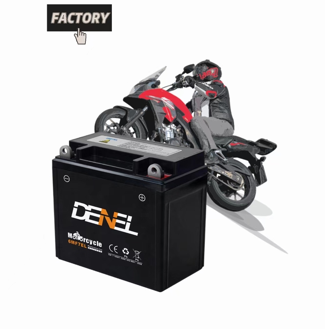 New Sealed Maintenance Free DENEL YTX5L 12V 5AH Rechargeable Lead Acid Motorcycle Scooter Battery 1 Year Warranty Wholesale