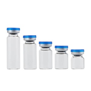 Borosilicate Clear <b>Mini</b> Pharmaceutical Test Tube Glass 3ml 5ml 10ml 20ml Penicillin <b>Bottle</b> with Rubber Stopper Aluminium Cap - Product Image 5
