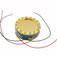 Capsule de microphone à diaphragme plaqué or double face de qualité supérieure MAI AO LA-34C, noyau de capteur stéréo haute sensibilité pour les passionnés d'audio DIY