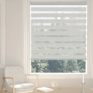 स्मार्ट इलेक्ट्रिक मोटर ज़ेबरा अंधा रिमोट कंट्रोल उच्च गुणवत्ता वाले ज़ेबरा रंगों 100% होम ऑफिस होटल खिड़कियों के लिए ब्लैकआउट कपड़े - Product Image 2