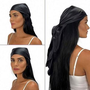 Turban uni pour femme en gros – 25 couleurs disponibles – Sensation de luxe en satin – Tendance et multifonctionnel pour l'extérieur - Product Image 5