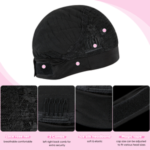 Parrucche <span class=keywords><strong>Afro</strong></span> con Fascia Integrata Liscia Effetto Yaki per Donna <span class=keywords><strong>Nera</strong></span>, Senza Colla, Sintetiche, Resistenti al Calore, per Capelli Femminili - Product Image 4