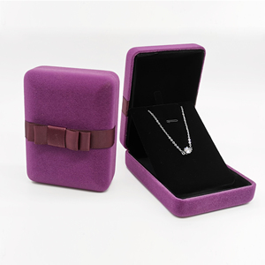 Custom Logo High-End Velvet Small Jewelry Metal Box <b>for</b> Jewelry Luxury - Product Image 4