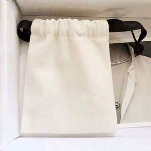 Contemporary Durable Cotton <b>Drawstring</b> Gift Packaging <b>Pouch</b> with Embossing Printing for Jewelry and Travel - Product Image 5