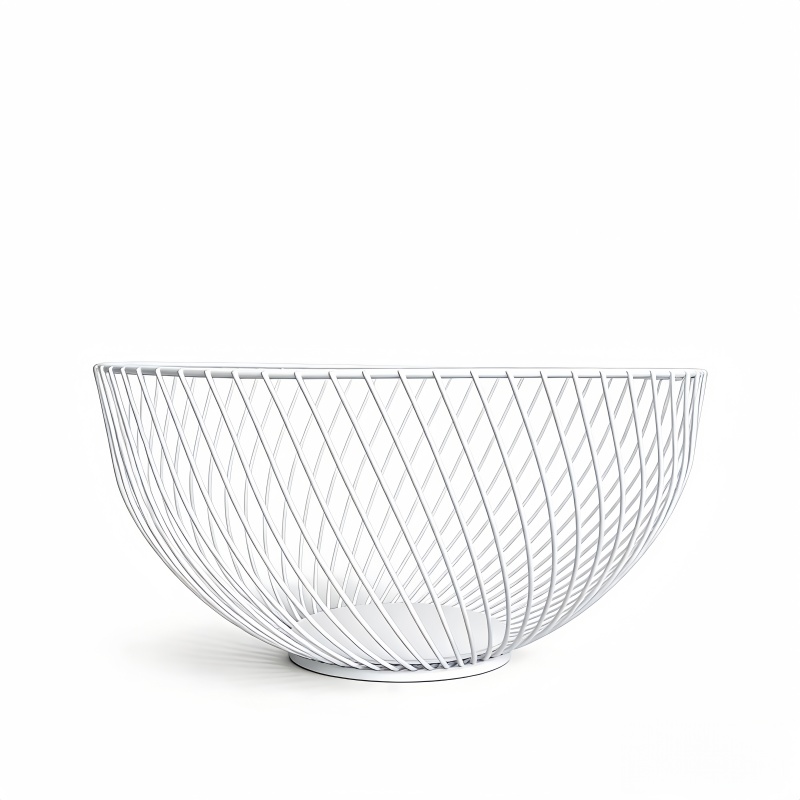 Bordo inclinato arrotondato - Grande - Bianco