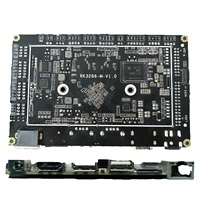 Écran tactile capacitif TFT LCD 10,1 pouces RK3288, interface LVDS, système Android, carte de commande PCB avec affichage double écran