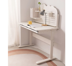 Modern Ergonomic Round 4-Seater Height Adjustable Eco-friendly Safety School Children's <strong>Study</strong> Desk Wood <strong>Material</strong> - Product Image 1