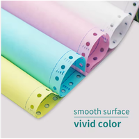 Offre Spéciale 9.5 "* 11" papier d'ordinateur continu autocopiant blanc/papier d'impression d'ordinateur pour facturer les 3/2 égaux divisés,