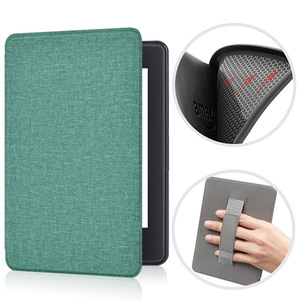 <span class=keywords><strong>Kindle</strong></span> Paper White 2021 funda con correa para ASA Funda de cuero de tela TPU para <span class=keywords><strong>Kindle</strong></span> paperwhite Girl Reader - Product Image 1