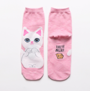 Giapponese coreano di tendenza animale gatto delle donne delle ragazze adolescenti tubo di cotone <span class=keywords><strong>calzini</strong></span> carini - Product Image 3