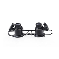 2 LED Dual Lens 20x Head-Mounted Jewelry Antiques Characters Inspection Magnifying Glass with Led Light
