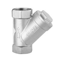 Bouchon de filtre pour tuyau d'évacuation en acier inoxydable 201 DN80 BSPT, embout à vis pour eau, filtre en Y
