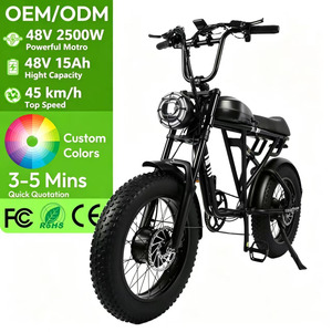 Nuestra Bicicleta Eléctrica Retro de 20 Pulgadas con Llantas Gruesas Combina una Apariencia Retro Atemporal con un Rendimiento Práctico para Ciclistas Adultos - Product Image 1
