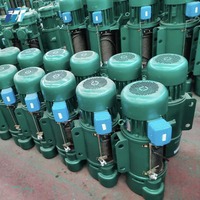Palans électriques de levage de matériaux pour la construction, palan à câble électrique 5 tonnes 20 m avec limiteur de position haut/bas, palan électrique CD