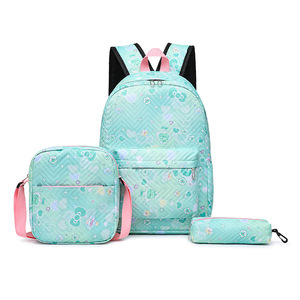 Innovative <b>Lightweight</b> Wear-Resistant Cute Cartoon Pattern School Bag Girls <b>Backpack</b> Set Primary Students Bookbag Set - Product Image 4