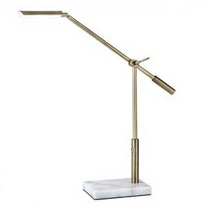 Lámpara de Escritorio LED con Base de Piedra para Vestíbulo de Hotel, Habitación de Huéspedes, Sala de Estar, Dormitorio, Oficina, Decoración de Iluminación para el Hogar - Product Image 1