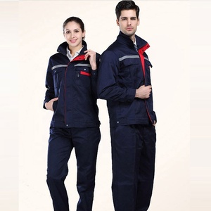 Prix de gros de nouveaux designs bleu marine d'hiver unisexe ingénieurs femmes uniformes de travail pour hommes vêtements de travail veste - Product Image 3
