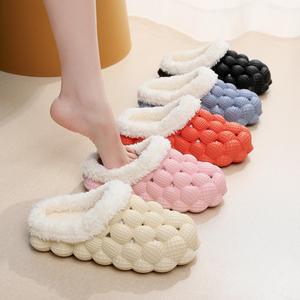 Wholesale Golf Ball Slippers Plush Lined Shoes Winter <strong>Clogs</strong> Warm <strong>Comfy</strong> Indoor Unisex <strong>Clogs</strong> Shoes Fluffy Slippers House Slippers