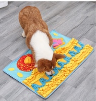 Tapis de renifflement pour animaux de compagnie en polyester solide, personnalisé par le fabricant, mignon, moderne, de luxe, pour dissimuler la nourriture, jouet éducatif pour chien à alimentation lente