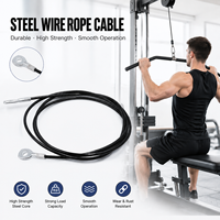 Câble en acier nylon enduit de TPU à résistance réglable pour remplacement de matériel de fitness à domicile