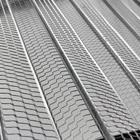 Vente directe d'usine, lattes en métal pour plâtre, hauteur des nervures 3/8'', lattes en métal pour plâtre, 27''x97'', maille diamantée pour mur et plafond