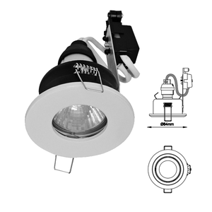 <span class=keywords><strong>Plafonnier</strong></span> LED encastré rond étanche IP65, douille GU10, anti-humidité, pour <span class=keywords><strong>salle</strong></span> <span class=keywords><strong>de</strong></span> <span class=keywords><strong>bain</strong></span>, chambre à coucher, luminaire d'intérieur - Product Image 2