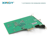 Carte de test de flux de code numérique XINQY DSG850S pour la production de télévision standard, multi-standard PCI-E DVB-T2 S S2 Dtv/t2, carte de modulation
