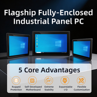 Panel PC Táctil Integrado Capacitivo Todo en Uno, Computadora de Pantalla Ancha con Control Táctil, Intel Baytrail, Wi-Fi, 4G, Temperatura Estable