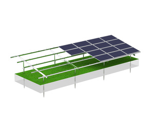 Large Scale Pre-Assembled Solar Pv Module Aluminum Ground Support for Ground <b>Racking</b> China Manufactured Solar Mounting <b>System</b> - Product Image 3