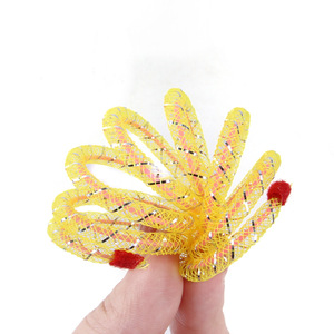 Colorful <b>Interactive</b> Eco-Friendly Plastic & Ribbon <b>Cat</b> Laser <b>Toy</b> with Elastic Throwing Feature - Product Image 4