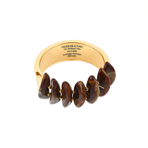 Fashion <b>Bangle</b> 316L Stainless Steel PVD Gold Plating Sustainable Resistant Bracelet - Product Image 2