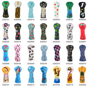 Im Angebot PU-Leder Golf-Zubehör Vierblättriges Kleeblatt Bestickte Golf-Schlägerhauben Driver Golf-Schlägerabdeckungen - Product Image 2