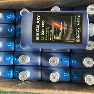 Tinta asli Galaxy Eco-solvent 1000ml untuk Epson DX4,DX5,DX7