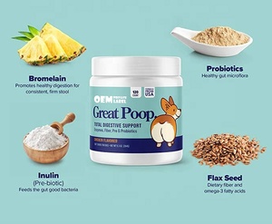 Mascarilla suave probiótica personalizada para perros, suplemento de vitamina 2, suplemento de fibra probiotica para probióticos, tratamiento suave para masticar glándula Anal - Product Image 3