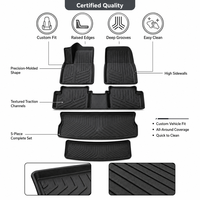 Tapis de coffre arrière TPE pour Tesla Model 3 Model Y, imperméables, antidérapants, accessoires intérieurs toutes saisons