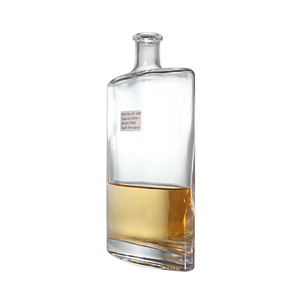 Bouteille en verre givrée de haute qualité, personnalisée, en gros, pour <span class=keywords><strong>whisky</strong></span>, liqueur, brandy, bière, avec bouchon, 500 ml, 750 ml, en promotion - Product Image 3
