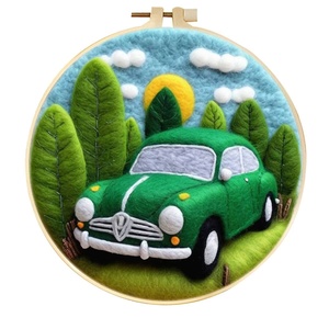 Patrón de Fieltro de Algodón con Diseño de Flores, Animales y Paisajes, Hecho a Mano para Crochet, Bordado y Manualidades, Decoración del Hogar, Marca XIXI - Product Image 5