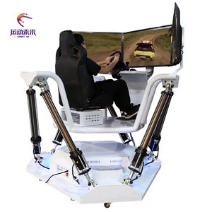 Simulateur de course automobile VR haute performance à six axes et trois écrans avec VR 9D pour parcs VR éducatifs intérieurs/extérieurs à domicile - Product Image 3