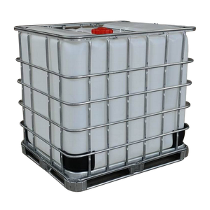 Tanque de almacenamiento de agua/combustible diésel/líquido de gran escala, contenedores Ibc de plástico de 1000 litros para productos químicos - Product Image 3