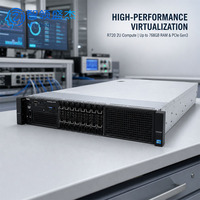Server Rak PowerEdge R720 2U Mendukung Drive SFF LFF Campuran, Kombinasi Disk Fleksibel untuk Penggunaan Ulang Perangkat Keras Berbiaya Rendah