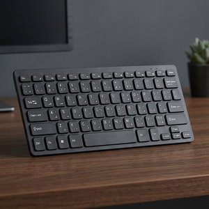 Ensemble clavier et souris sans fil arabe 2,4 G, clavier ergonomique de taille standard, combo clavier et souris mince pour ordinateur portable, PC, ordinateur de bureau, Windows - Product Image 4