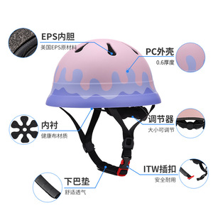Casco Infantil Ajustable de PC+EPS para Ciclismo con Cierre de Hebilla para Niños - Product Image 1